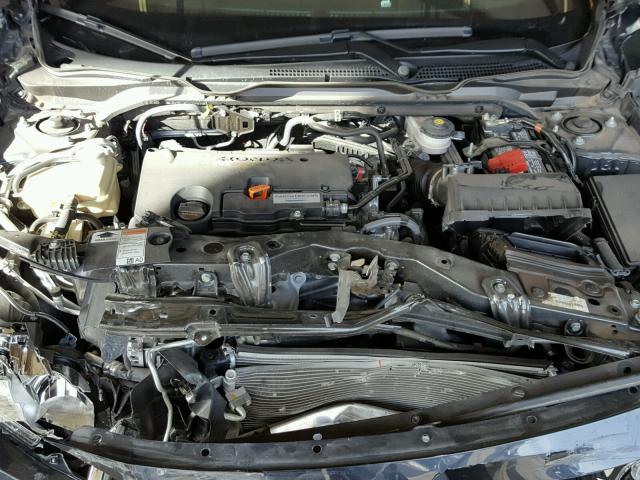 2HGFC2F79HH536438 - 2017 HONDA CIVIC EX ლურჯი ფოტო 7