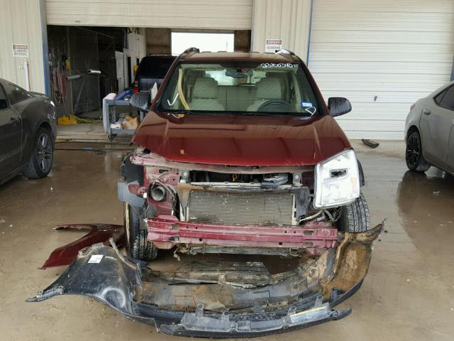 2CNDL23F386295288 - 2008 CHEVROLET EQUINOX LS BURGUNDY photo 9