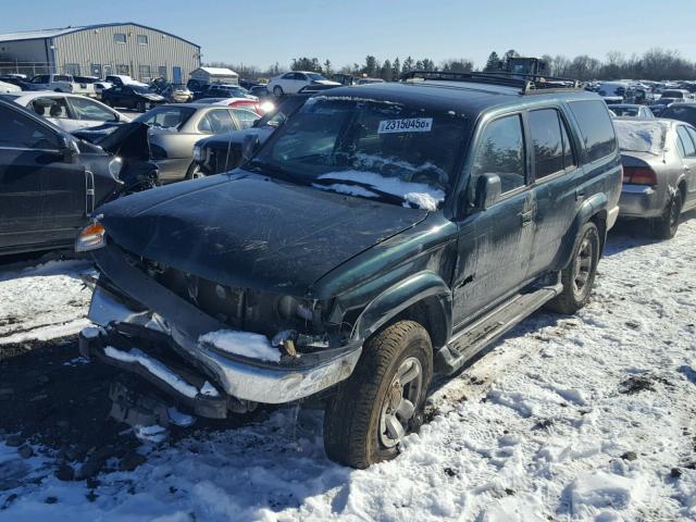 JT3HN86R3Y0298424 - 2000 TOYOTA 4RUNNER SR GREEN photo 2