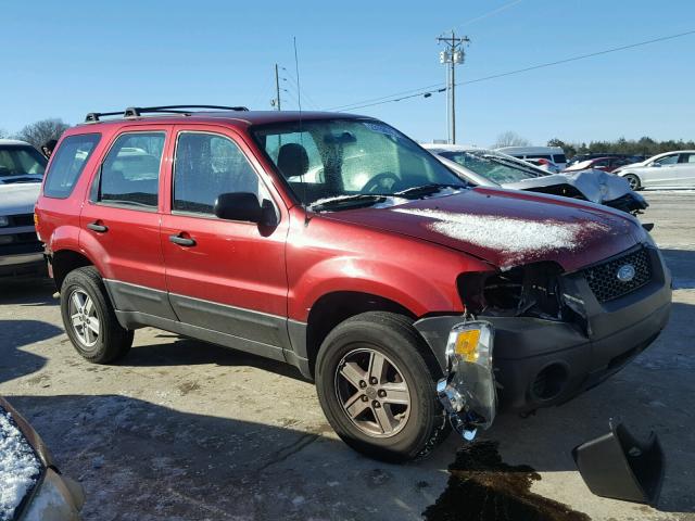 1FMYU02Z95KC22787 - 2005 FORD ESCAPE XLS RED photo 1