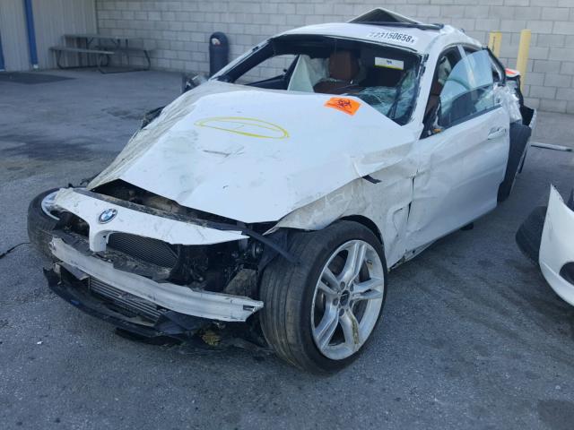 WBA4A9C52GG696126 - 2016 BMW 428 I WHITE photo 2