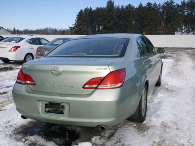 4T1BK36B86U085938 - 2006 TOYOTA AVALON XL GREEN photo 4