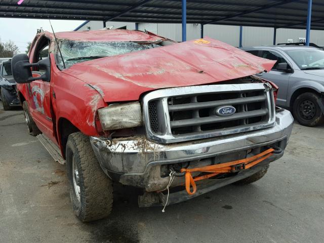 1FTNX21F21EC67175 - 2001 FORD F250 SUPER RED photo 1