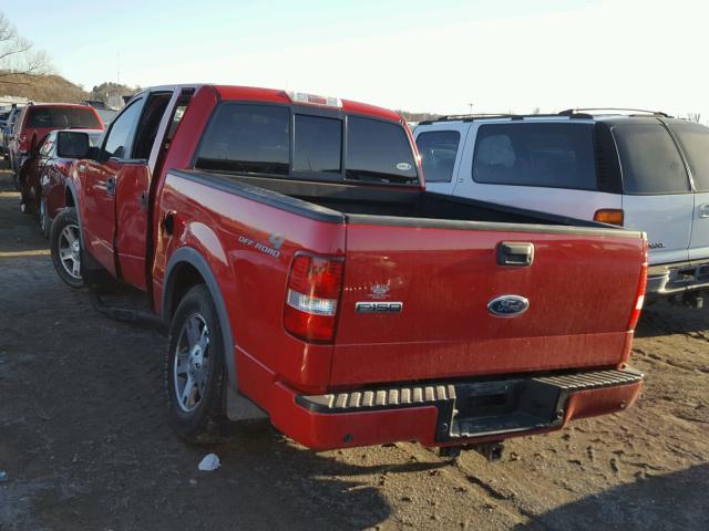 1FTPW145X5FB54566 - 2005 FORD F150 SUPER RED photo 3