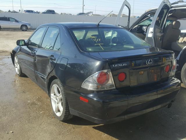 JTHBD192140094191 - 2004 LEXUS IS 300 BLACK photo 3