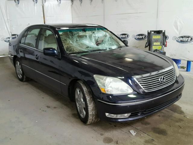 JTHBN36F740158220 - 2004 LEXUS LS 430 BLUE photo 1