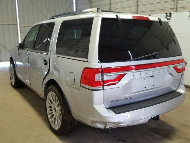 5LMJJ2JT8FEJ00096 - 2015 LINCOLN NAVIGATOR ვერცხლისფერი ფოტო 3