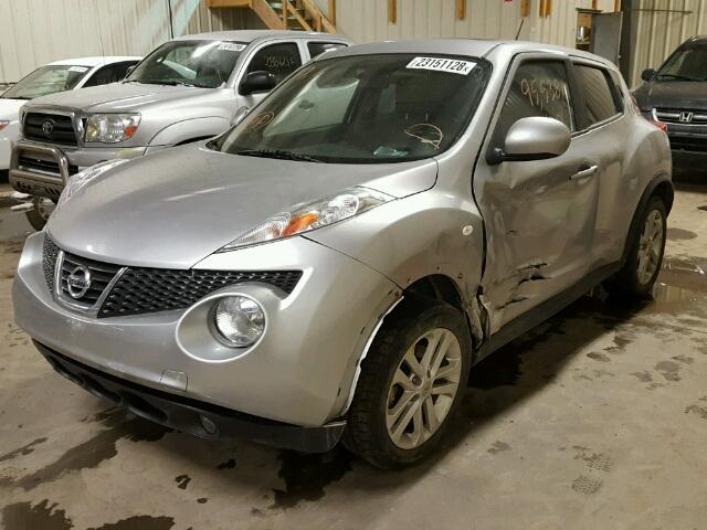 JN8AF5MV1BT013528 - 2011 NISSAN JUKE S GRAY photo 2