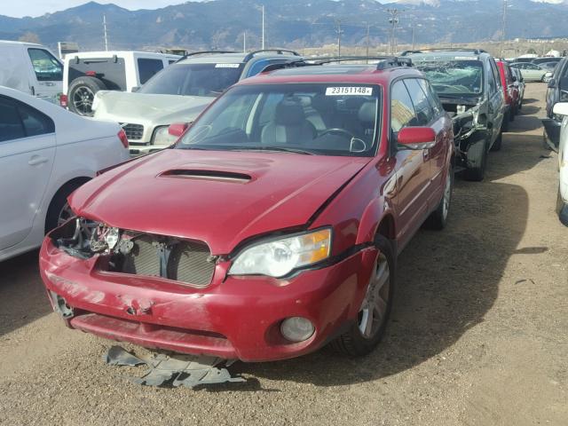 4S4BP67C564303182 - 2006 SUBARU LEGACY OUT RED photo 2