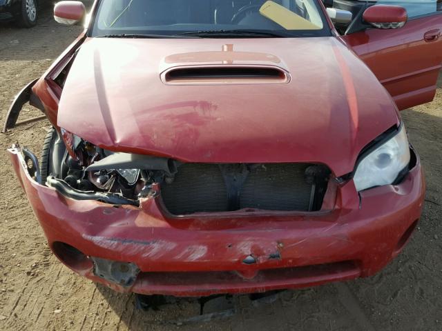 4S4BP67C564303182 - 2006 SUBARU LEGACY OUT RED photo 7