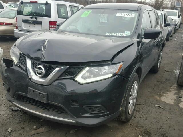 JN8AT2MV3GW130475 - 2016 NISSAN ROGUE S BLACK photo 2