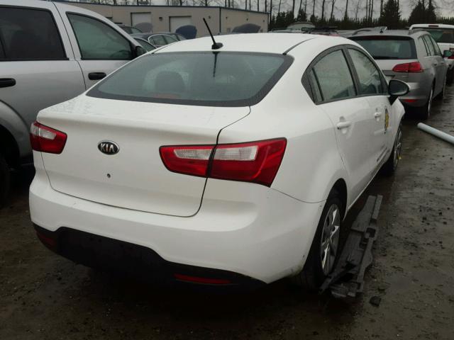 KNADM4A38F6509570 - 2015 KIA RIO LX Սպիտակ լուսանկար 4