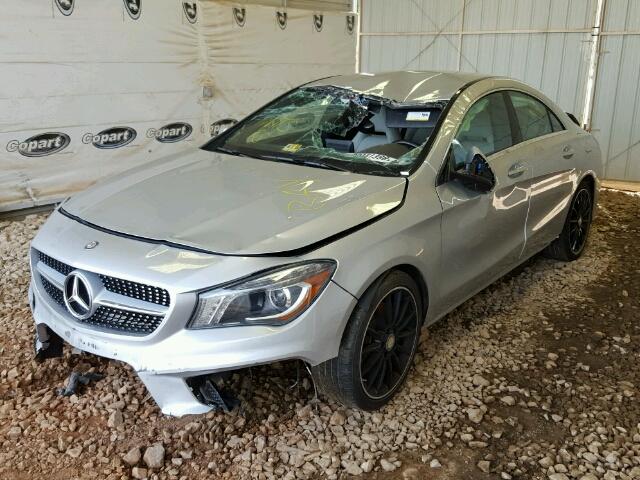 WDDSJ4EB6FN229694 - 2015 MERCEDES-BENZ CLA 250 SILVER photo 9