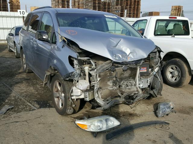 5TDKK3DC5BS130848 - 2011 TOYOTA SIENNA LE SILVER photo 1