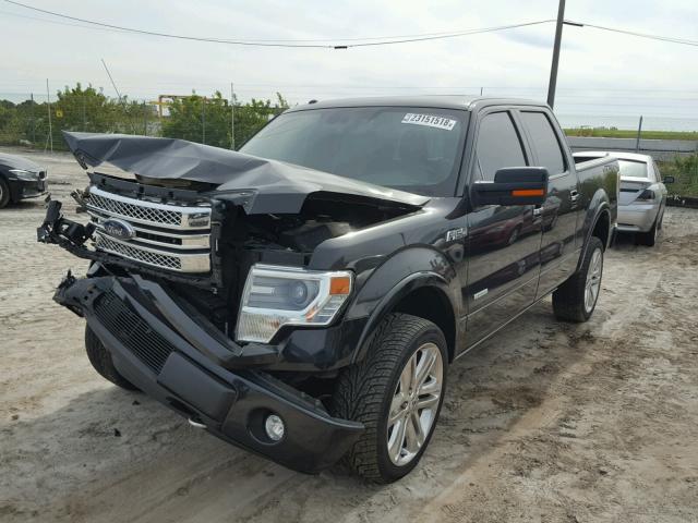 1FTFW1ET0DFD15675 - 2013 FORD F150 SUPER BLACK photo 2