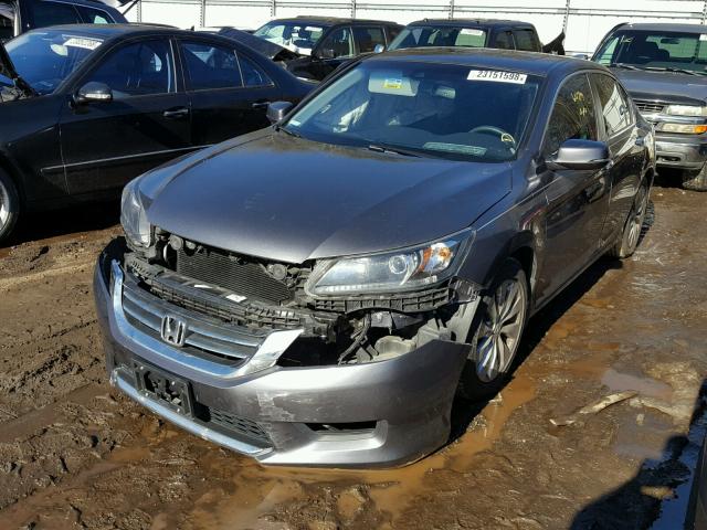 1HGCR2F84EA146027 - 2014 HONDA ACCORD EXL CHARCOAL photo 2