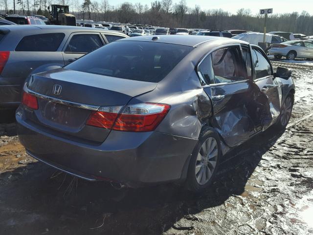 1HGCR2F84EA146027 - 2014 HONDA ACCORD EXL CHARCOAL photo 4