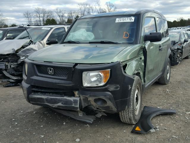 5J6YH18374L009325 - 2004 HONDA ELEMENT LX GREEN photo 2