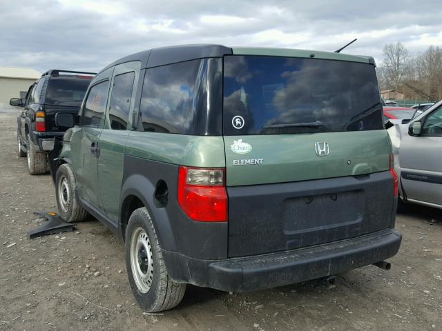 5J6YH18374L009325 - 2004 HONDA ELEMENT LX GREEN photo 3