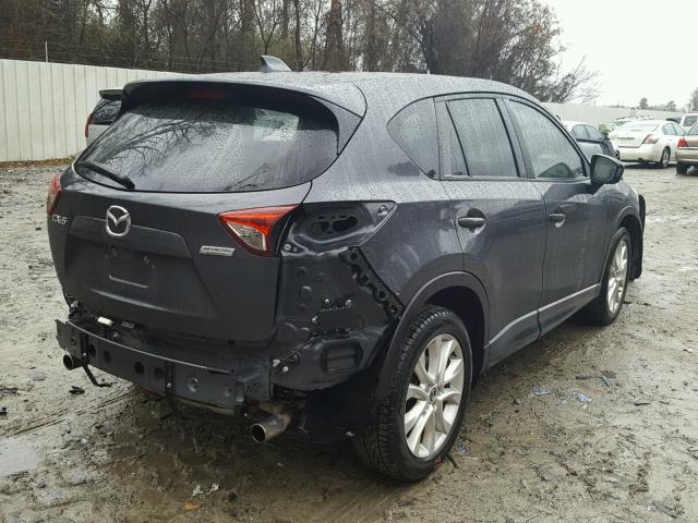 JM3KE2DY3E0312544 - 2014 MAZDA CX-5 GT GRAY photo 4