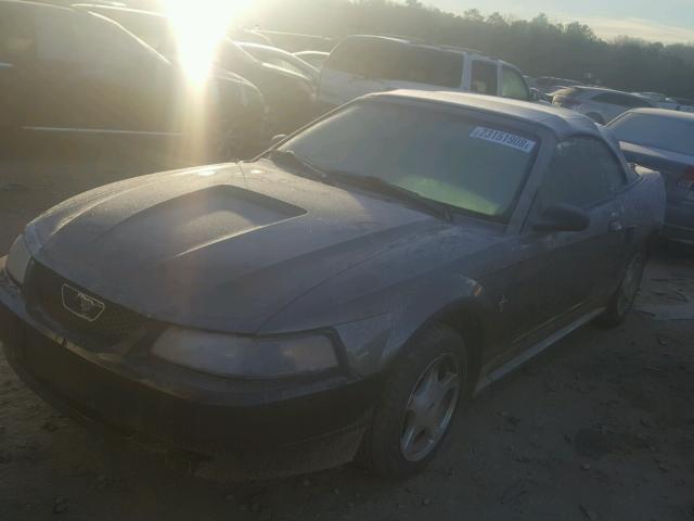 1FAFP44421F257563 - 2001 FORD MUSTANG GRAY photo 2