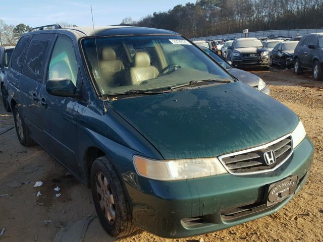 2HKRL18692H531975 - 2002 HONDA ODYSSEY EX GREEN photo 1