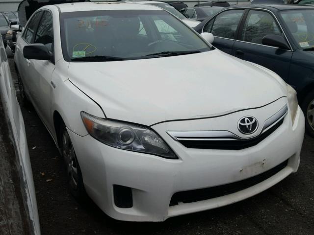 4T1BB3EK1BU141522 - 2011 TOYOTA CAMRY HYBR WHITE photo 1