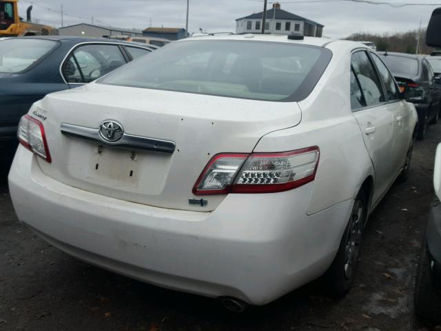 4T1BB3EK1BU141522 - 2011 TOYOTA CAMRY HYBR WHITE photo 4