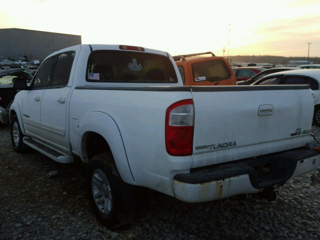 5TBDT48165S481589 - 2005 TOYOTA TUNDRA DOU WHITE photo 3