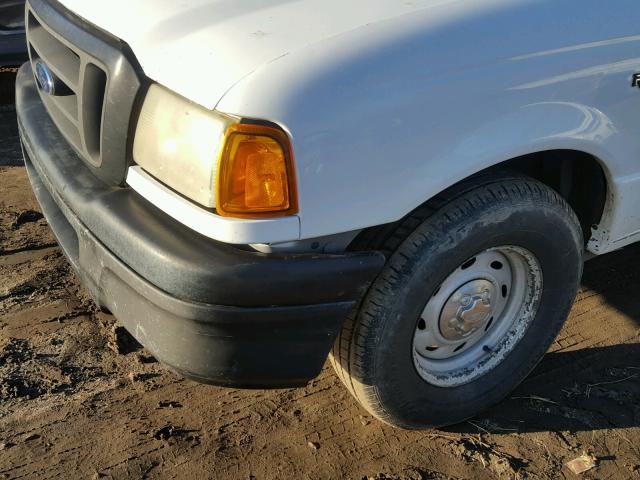 1FTYR14UX4PA78164 - 2004 FORD RANGER SUP WHITE photo 9