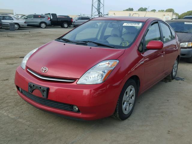 JTDKB20U683389299 - 2008 TOYOTA PRIUS RED photo 2