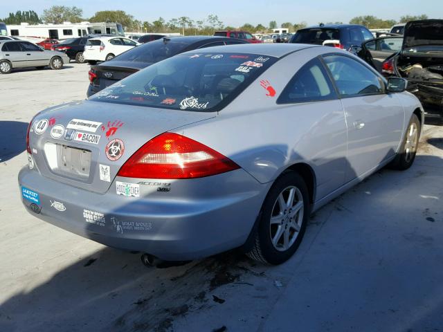 1HGCM82623A037892 - 2003 HONDA ACCORD EX SILVER photo 4