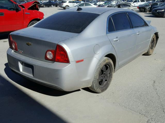 1G1ZB5E01CF153763 - 2012 CHEVROLET MALIBU LS ვერცხლისფერი ფოტო 4