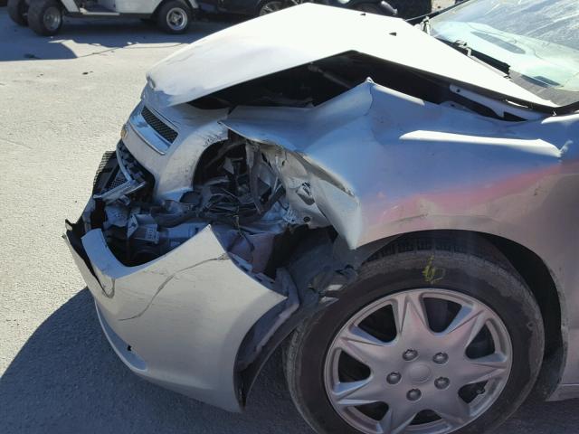 1G1ZB5E01CF153763 - 2012 CHEVROLET MALIBU LS ვერცხლისფერი ფოტო 9