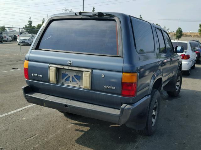 JT3VN29V1N0010176 - 1992 TOYOTA 4RUNNER VN BLUE photo 4