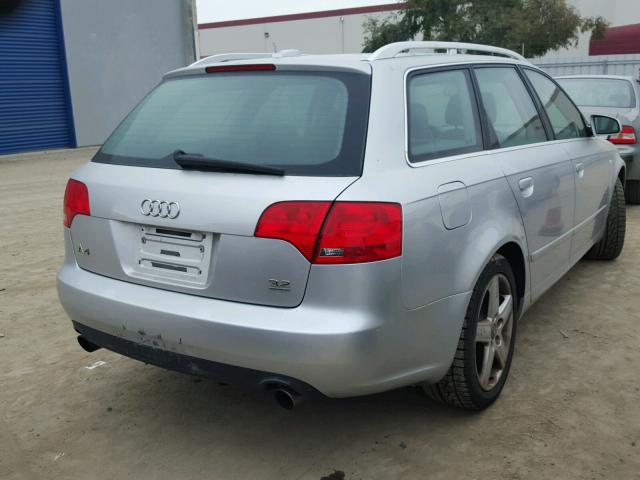 WAUKG68E05A510564 - 2005 AUDI A4 3.2 AVA GRAY photo 4