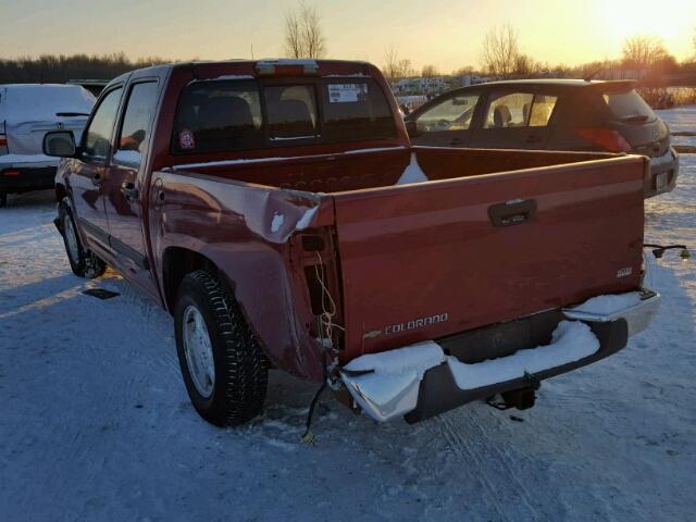 1GCCS136768272181 - 2006 CHEVROLET COLORADO RED photo 3