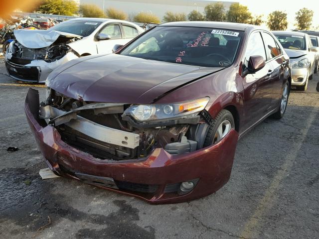 JH4CU2F62AC039048 - 2010 ACURA TSX BURGUNDY photo 2