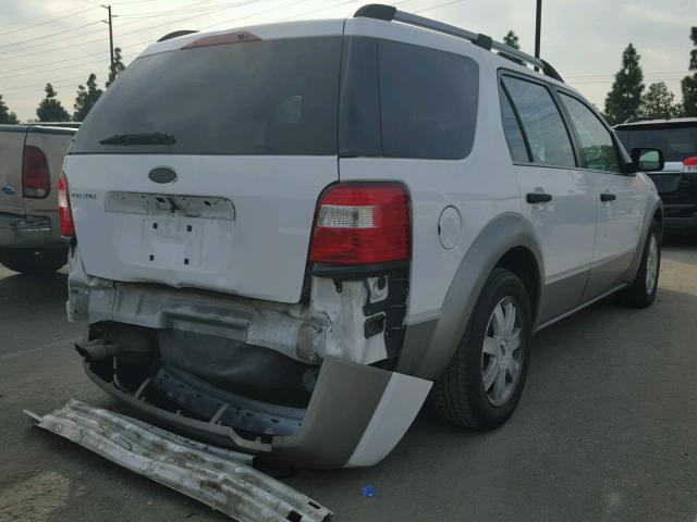 1FMDK01165GA36384 - 2005 FORD FREESTYLE WHITE photo 4