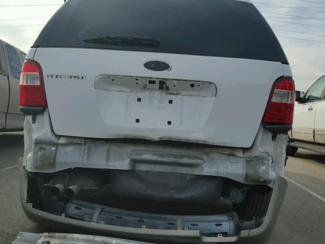 1FMDK01165GA36384 - 2005 FORD FREESTYLE WHITE photo 9