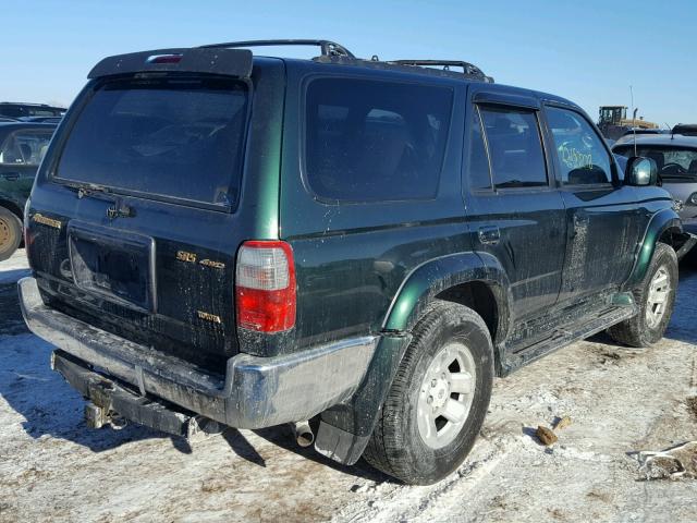 JT3HN86R1Y0297417 - 2000 TOYOTA 4RUNNER SR GREEN photo 4