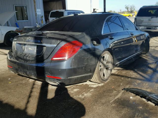 WDDUG8CB2EA052908 - 2014 MERCEDES-BENZ S 550 GRAY photo 4