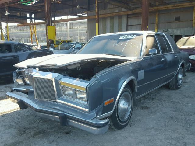 1C3BF66P3GX610477 - 1986 CHRYSLER FIFTH AVEN GRAY photo 2