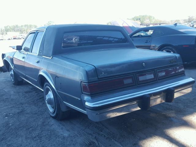 1C3BF66P3GX610477 - 1986 CHRYSLER FIFTH AVEN GRAY photo 3