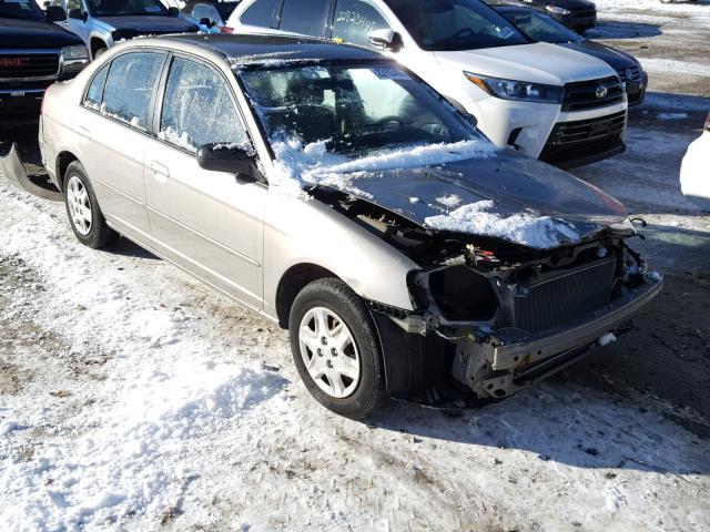 2HGES16593H535984 - 2003 HONDA CIVIC LX GRAY photo 1