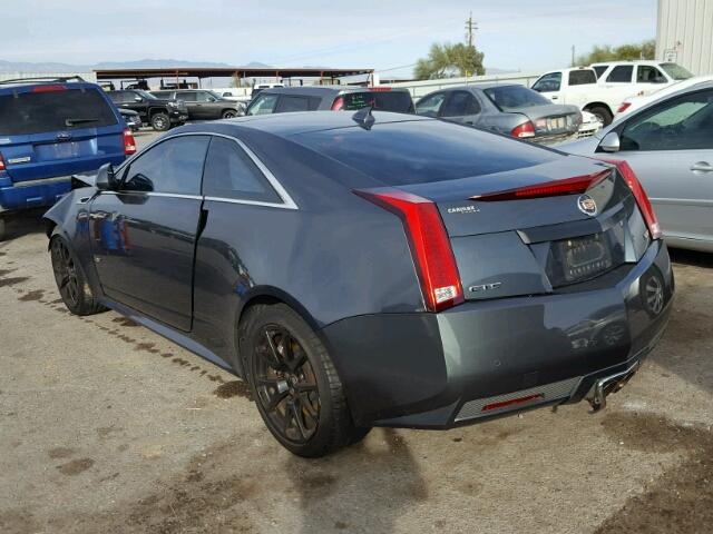 1G6DV1EP4B0123983 - 2011 CADILLAC CTS-V CHARCOAL photo 3