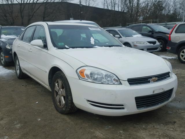 2G1WT58N879261447 - 2007 CHEVROLET IMPALA LT WHITE photo 1