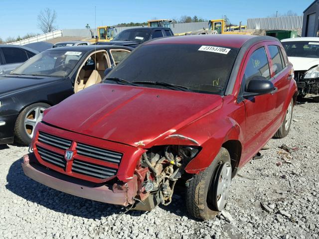 1B3HB28B78D586474 - 2008 DODGE CALIBER RED photo 2