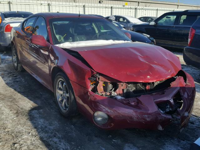 2G2WR524641146401 - 2004 PONTIAC GRAND PRIX MAROON photo 1