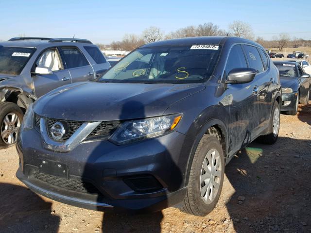 5N1AT2ML0EC833052 - 2014 NISSAN ROGUE S CHARCOAL photo 2